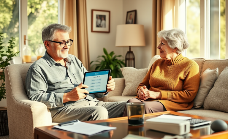 Seniors exploring Best Egg personal loan options and fast approval process.