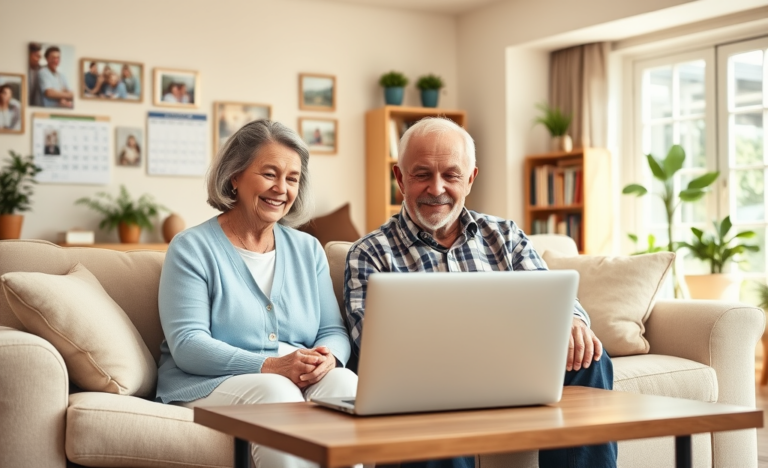 A senior citizen exploring Upstart Personal Loans options for quick credit