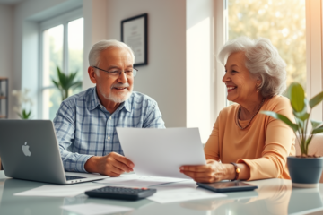 Seniors exploring flexible personal loan options at PNC Bank.