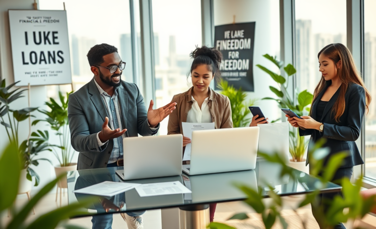 A person applying for a loan online with quick and easy process.