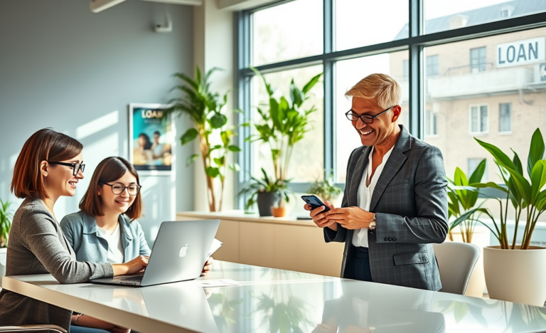 A person reviewing loan options online for quick financing.