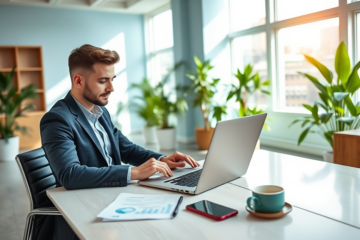 A person reviewing customized loan options for personal financing.