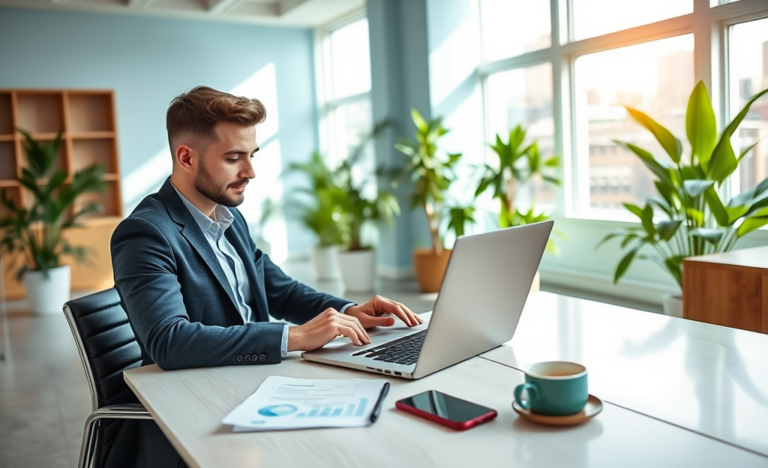 A person reviewing customized loan options for personal financing.