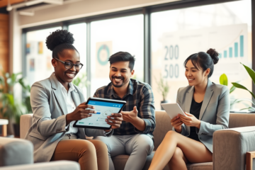 A person reviewing options for a customized loan application.