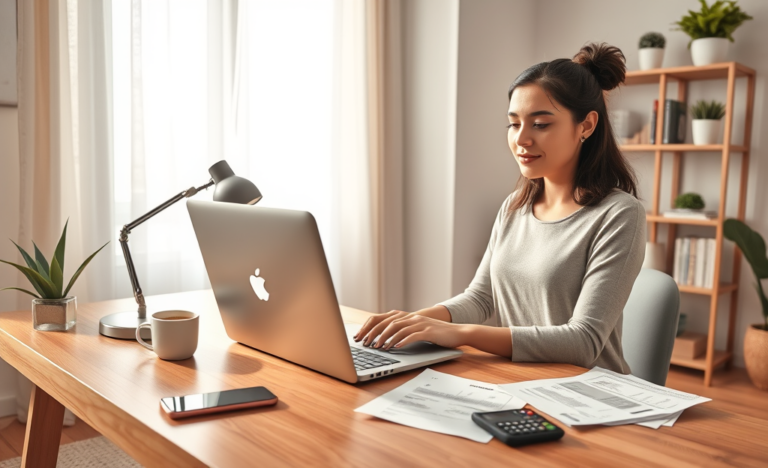 Image illustrating the simple process to get an online loan with Discover.