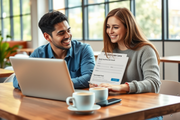 A person applying for a fast loan online without needing to provide proof of income.