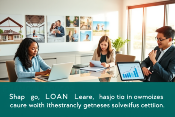 A person reviewing loan options to improve their financial situation