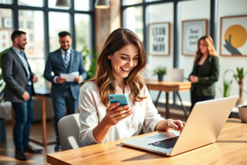 A person celebrating their loan approval with quick funds.