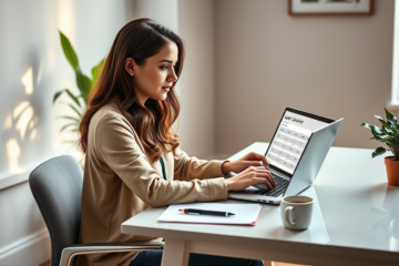 A person using a calculator to determine their personal loan amount based on eligibility and credit score.
