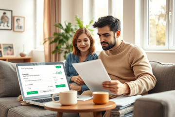 A person reviewing options for personal loans to manage financial challenges.