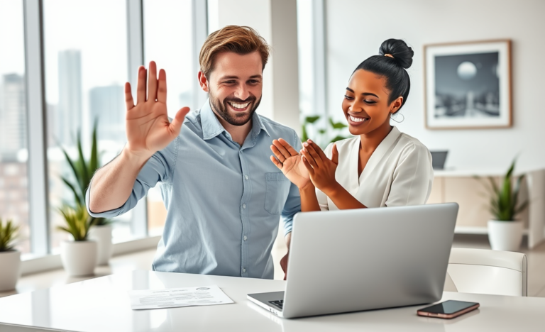 Loan approval process completed quickly with a smile