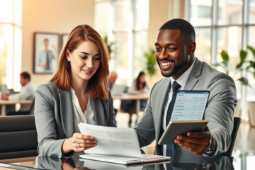 A person reviewing loan options on a laptop, illustrating the loan process.