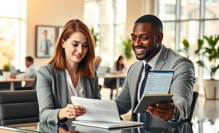 A person reviewing loan options on a laptop, illustrating the loan process.