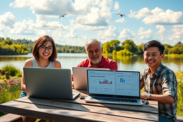 Image depicting an online application process for personal loans at Personal Loan Lake.