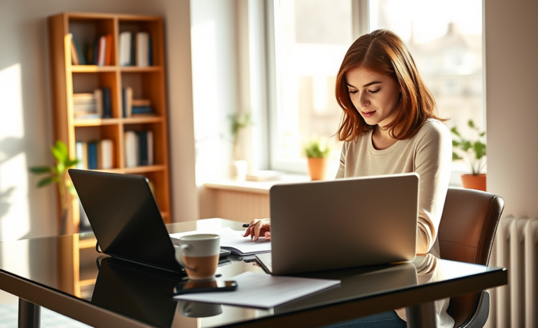 A person reviewing their options for a K Cash personal loan with quick approval and flexible terms.