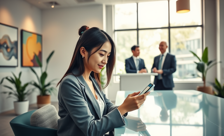 A person applying for a personal loan online through Jibun Bank's digital application system.