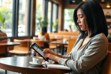 An illustration representing personal loans through LINE Pocket Money with amounts up to ¥3,000,000.