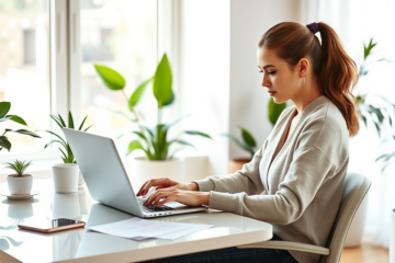 A person applying for a CIMB personal loan online during a financial emergency.