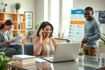 Person considering options for requesting an extra loan online.